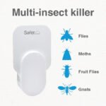 Home SH502 Indoor Plug-In Fly Trap for Flies, Fruit Flies, Moths, Gnats, and Other Flying Insects – 400 Sq Ft of Protection