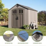 Lifetime 8'X 7.5' Outdoor Storage Shed