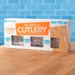 Member'S Mark Clear Cutlery Combo Pack, Forks, Knives, Spoons 360 Ct.