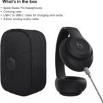 Studio Pro - Wireless Bluetooth Noise Cancelling Headphones - Personalized Spatial Audio, USB-C Lossless Audio, Apple & Android Compatibility, up to 40 Hours Battery Life - Black
