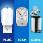 Flying Insect Trap, Fly Trap, Fruit Fly Trap (2 Plug-In Bases + 2 Refill Cartridges)