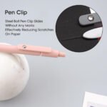 Gel Pens, 10Pcs 0.5Mm Black Ink Pens Quick Dry Ink Pens Fine Point Smooth Writing Pen for Journaling Note Taking, Pens Ballpoint for School Office Home (10Pcs Morandi)