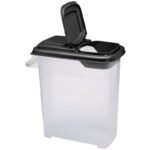 Buddeez Food Storage and Dispenser, Black, 32 Qt.