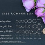 14K Gold Filled Small Hoop Earrings for Cartilage Nose, Tiny Thin 7Mm Piercing Hoop Ring 22 Gauge