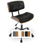 Lombardi Mid-Century Modern Adjustable Office Chair, Assorted Colors