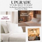 Bed Pillows Standard / Queen Size Set of 2 - down Alternative Bedding Gel Cooling Pillow for Back, Stomach or Side Sleepers