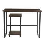 Member'S Mark Dakota 2-Piece Writing Desk and C-Table Set, Dark Brown