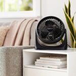 11-Inch Air Circulator Fan with 90-Degree Tilt Head and 3 Speed Settings, Ultra Quiet (30 Db), Lightweight (3 LBS), Black, 6.3"D X 11.1"W X 10.9"H