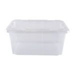 27 Gallon Clear Storage Bin, 4-Pack