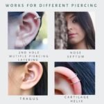 14K Gold Filled Small Hoop Earrings for Cartilage Nose, Tiny Thin 7Mm Piercing Hoop Ring 22 Gauge