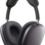 Airpods Max Wireless Over-Ear Headphones, Active Noise Cancelling, Transparency Mode, Personalized Spatial Audio, Dolby Atmos, Bluetooth Headphones for Iphone – Space Gray