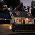 Smart Lighting – Floodlight, Wired, Outdoor Motion-Sensor Security Light, White (Starter Kit)