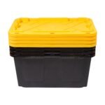 27 Gallon Storage Bin, 4-Pack