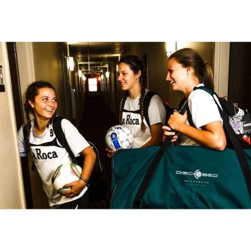 Disc-O-Bed Large with Side Organizers & Rubber Foot Pads (Assorted Colors)