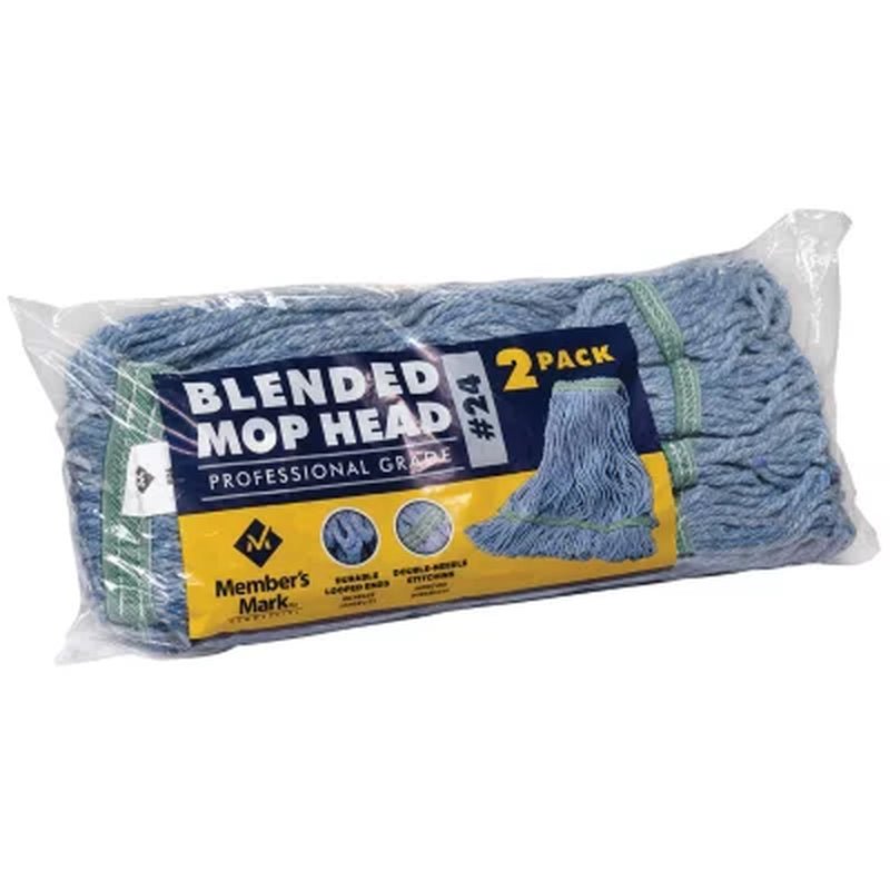 7830bacd4f52c150d48272c70925a063 Member'S Mark Commercial #24 Blended Mop Head 2 Pk.