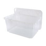 27 Gallon Clear Storage Bin, 4-Pack