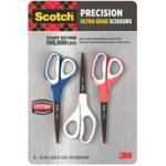 3M Precision Ultra Edge 8" Scissor, 3-Count