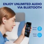 by , Sleep A10 Bluetooth Sleep Earbuds, Noise Blocking Earbuds for Sleep, Comfortable Fit, Bluetooth 5.2, App, for Unlimited Sleep Sounds, Sleep Monitor, Personal Alarm, Side Sleeper
