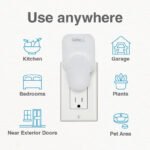 Home SH502 Indoor Plug-In Fly Trap for Flies, Fruit Flies, Moths, Gnats, and Other Flying Insects – 400 Sq Ft of Protection