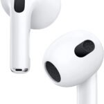 Airpods (3Rd Generation) Wireless Ear Buds, Bluetooth Headphones, Personalized Spatial Audio, Sweat and Water Resistant, Lightning Charging Case Included, up to 30 Hours of Battery Life