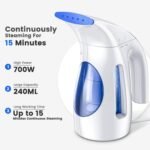 Steamer for Clothes, Portable Handheld Design, 240Ml Big Capacity, 700W, Strong Penetrating Steam, Removes Wrinkle, for Home, Office and Travel(Only for 120V)(Blue)