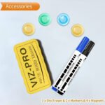 Magnetic Whiteboard/Dry Erase Board, 36 X 24 Inches, Includes 1 Eraser & 2 Markers & 4 Magnets