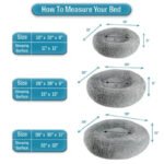 Canine Creations Donut round Pet Bed (Choose Size & Color)