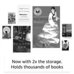 Kindle – the Lightest and Most Compact Kindle, with Extended Battery Life, Adjustable Front Light, and 16 GB Storage – Black