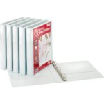 1" R-Ring View Binder 6-Count