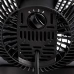 11-Inch Air Circulator Fan with 90-Degree Tilt Head and 3 Speed Settings, Ultra Quiet (30 Db), Lightweight (3 LBS), Black, 6.3"D X 11.1"W X 10.9"H