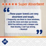 Member'S Mark Super Premium 2-Ply Select & Tear Paper Towels 150 Sheets/Roll, 15 Rolls