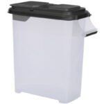 Buddeez Food Storage and Dispenser, Black, 32 Qt.